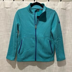 Spyder Girl's Endure Stryke Full Zip Jacket XL 18 Baltic Blue Pockets Polyester